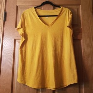 Mustard yellow top